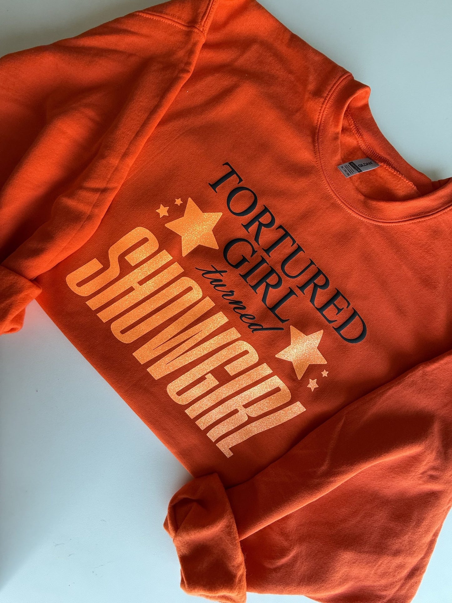 Tortured Girl Turned Showgirl - Crew Neck Sweatshirt image
