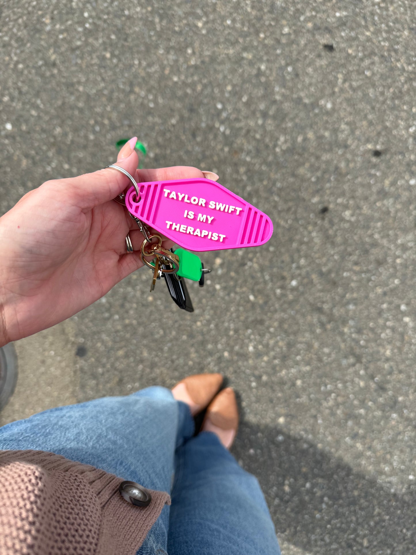 TS Is My Therapist Keychain
