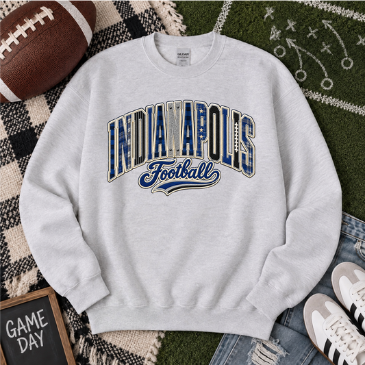Faux Patchwork Football