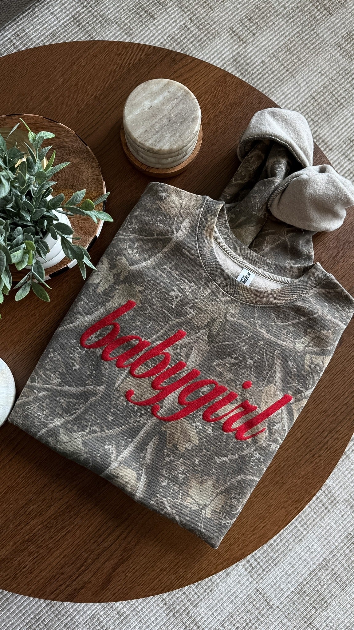 Camo Babygirl Sweatshirt image 6