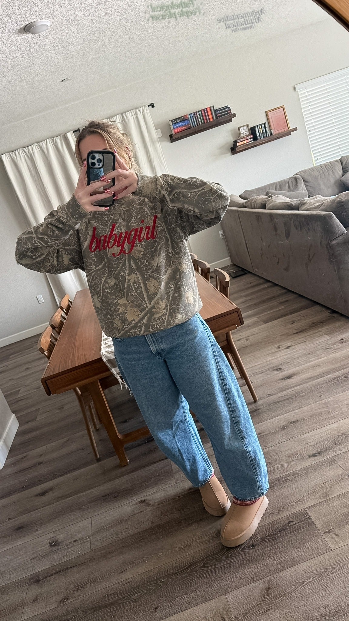 Camo Babygirl Sweatshirt image 2