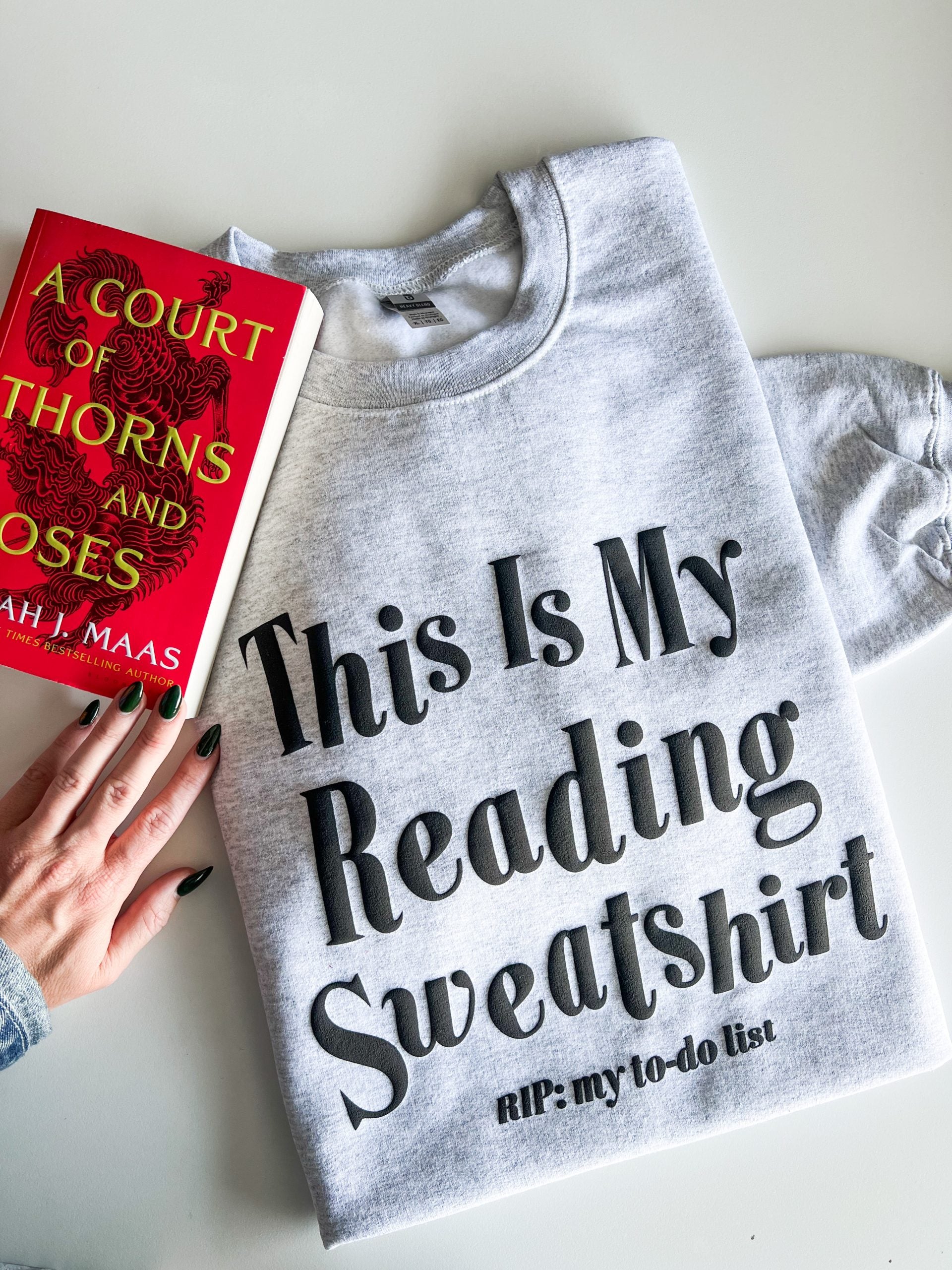 This Is My Reading Sweatshirt image 4