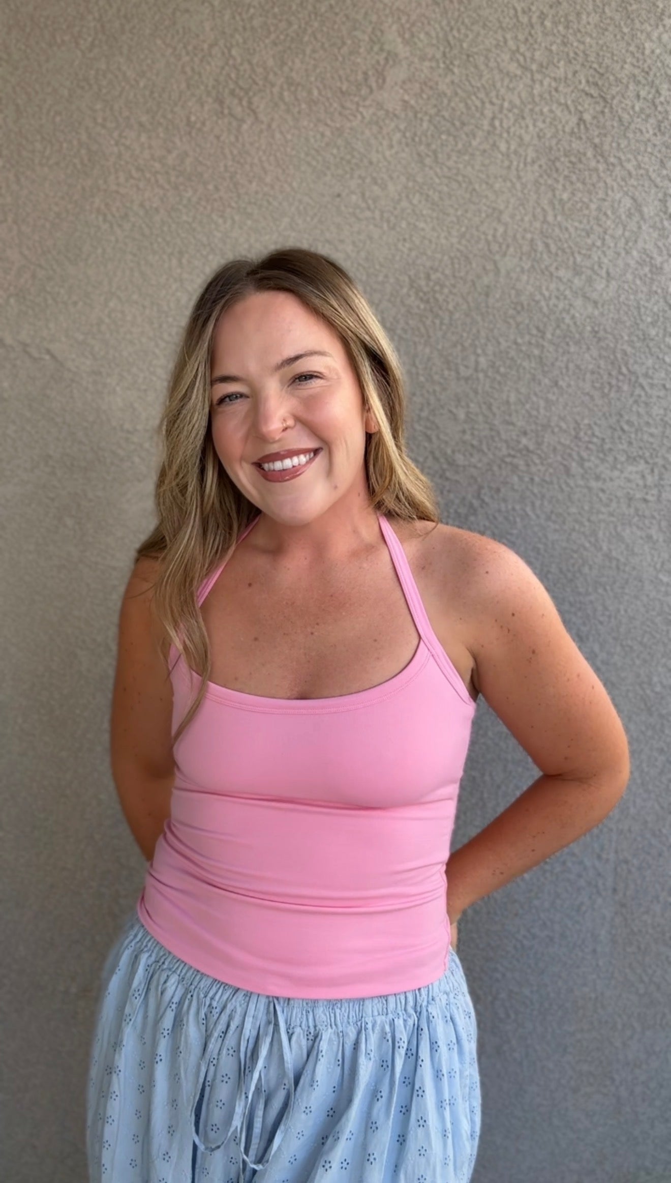 Pink Halter Top