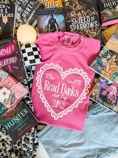Just A Girl Who Loves To Read Books image 0