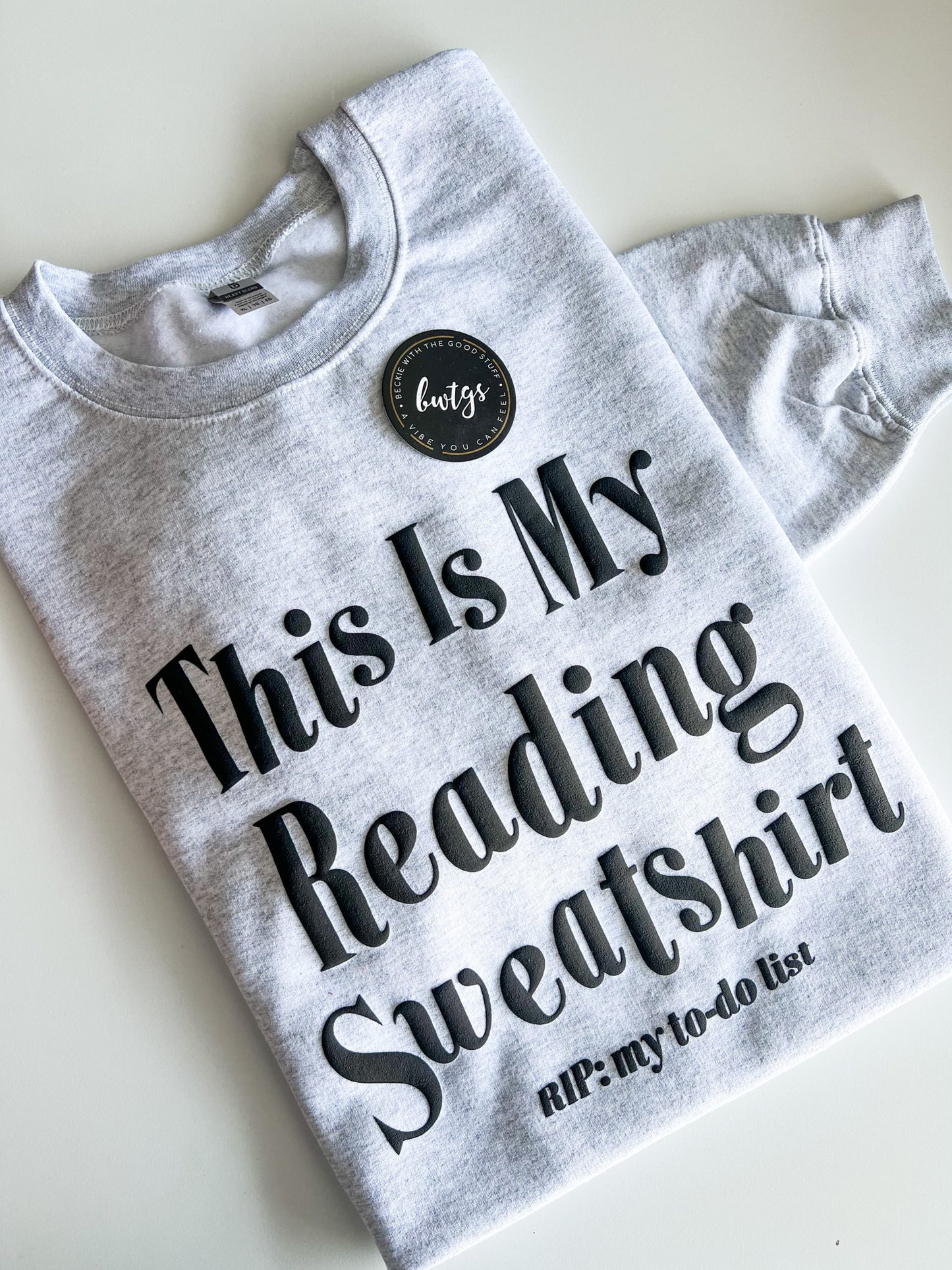 This Is My Reading Sweatshirt image 3