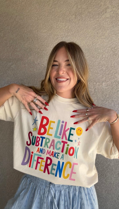 Be Like Subtraction