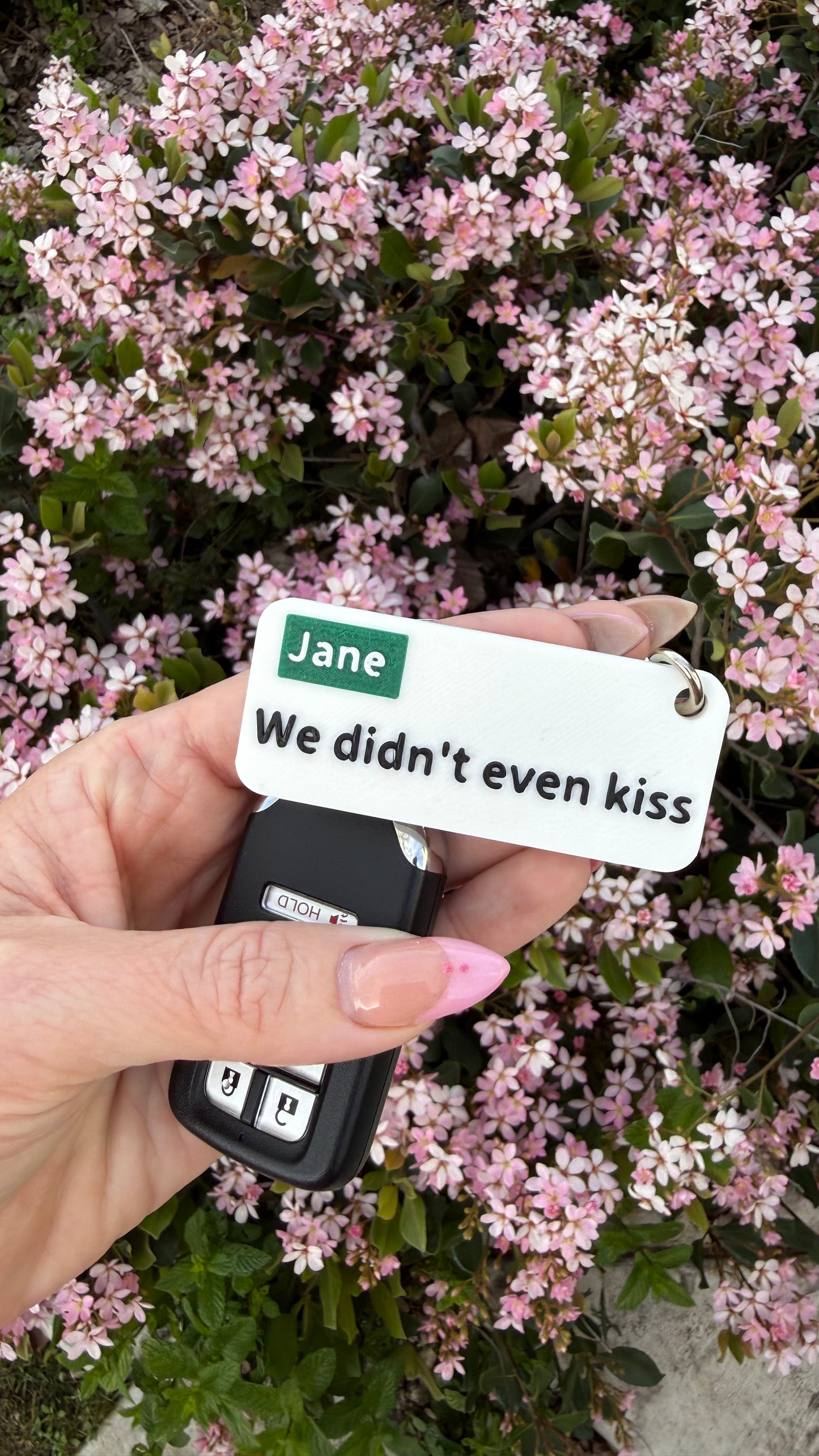 We Didn't Even Kiss Keychain
