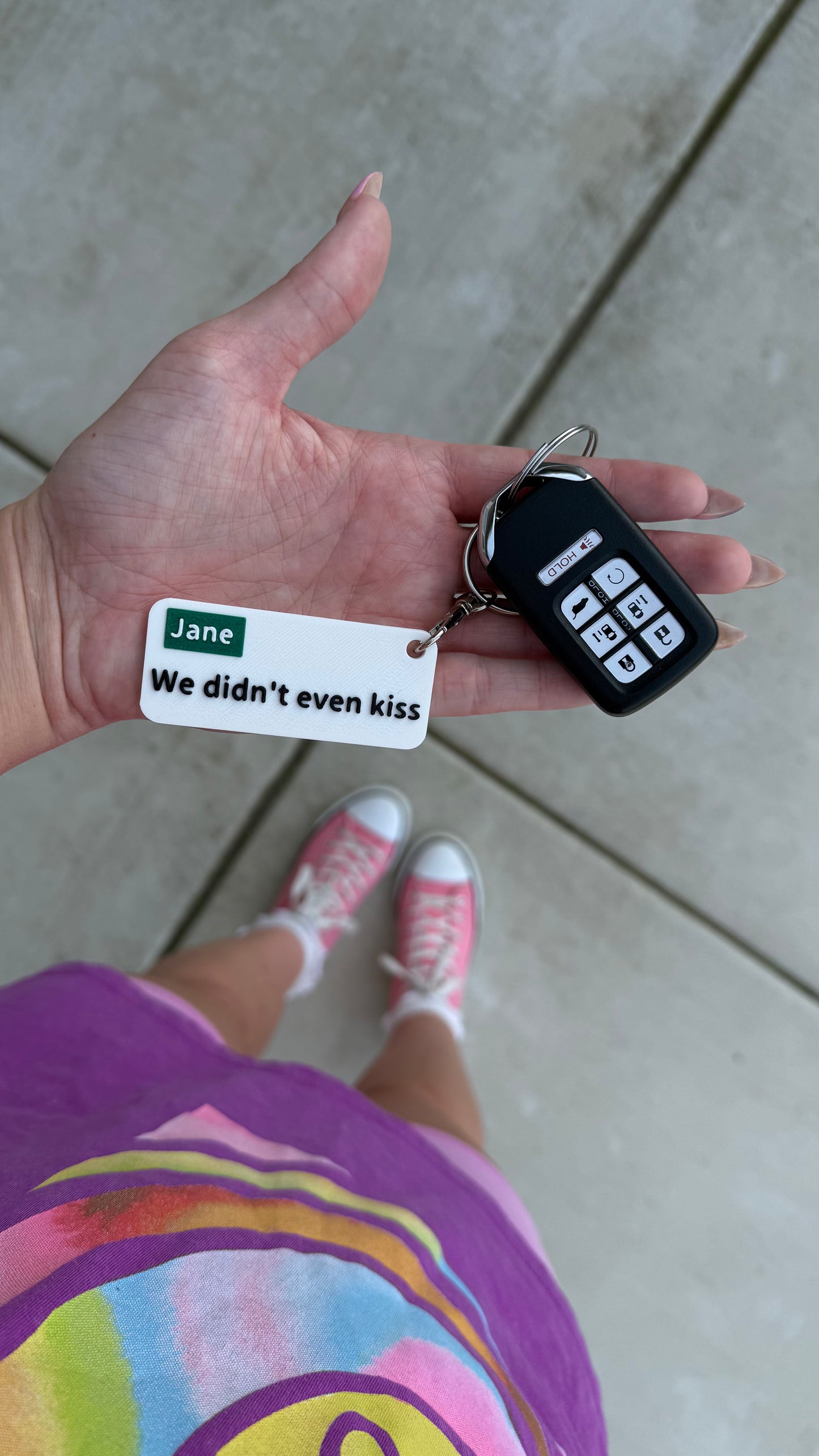 We Didn't Even Kiss Keychain