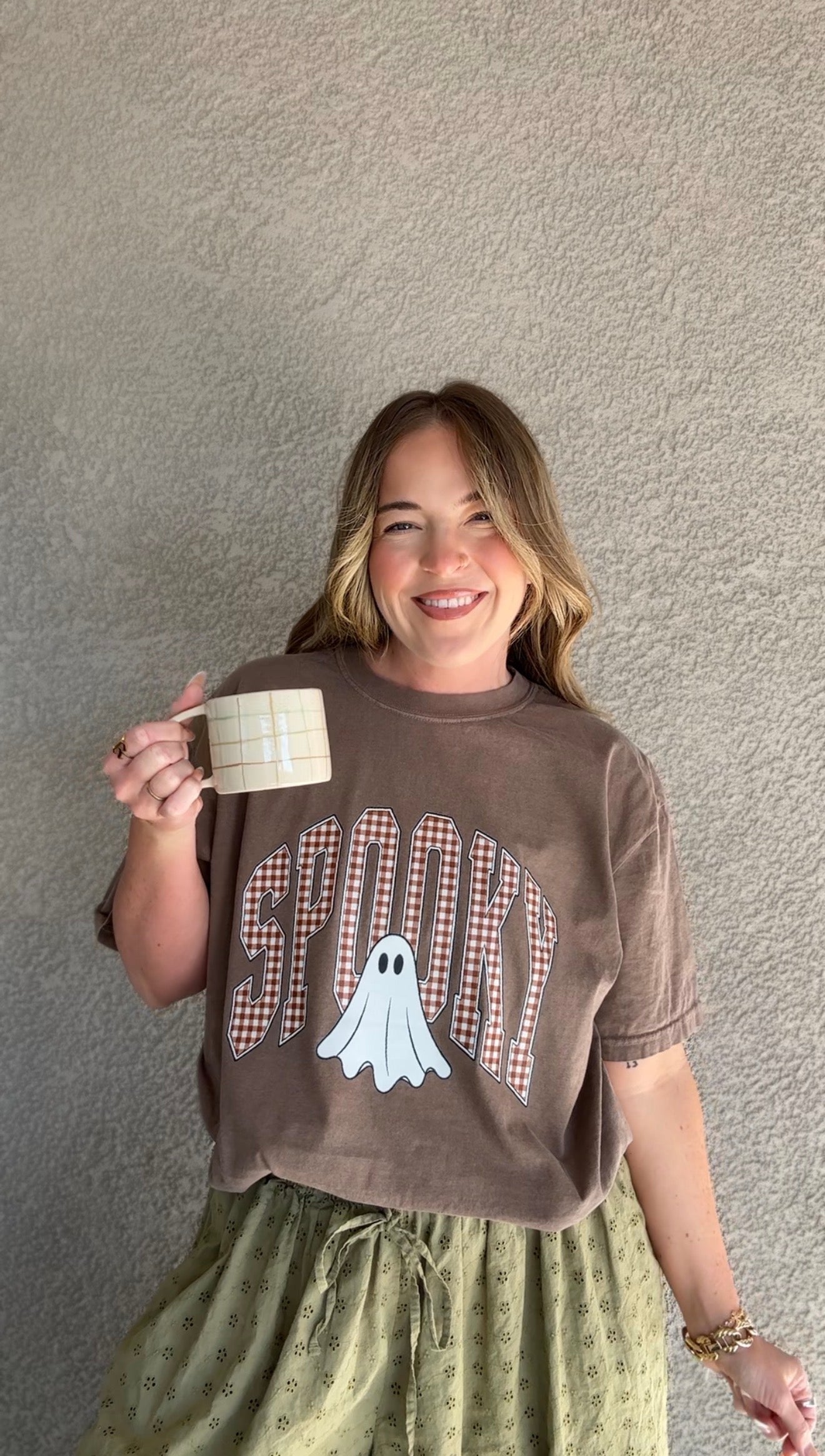 Spooky Gingham Ghost