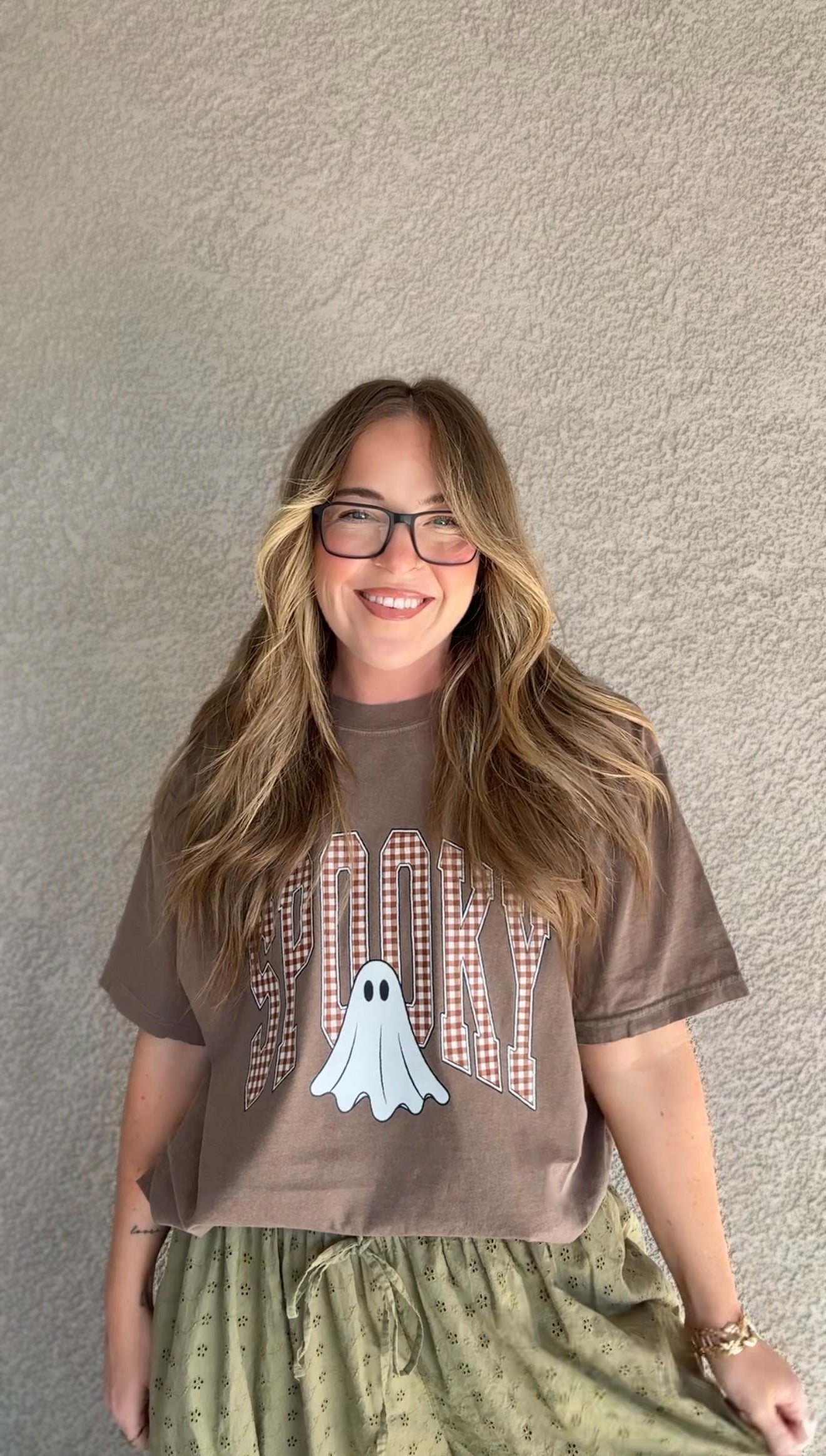 Spooky Gingham Ghost