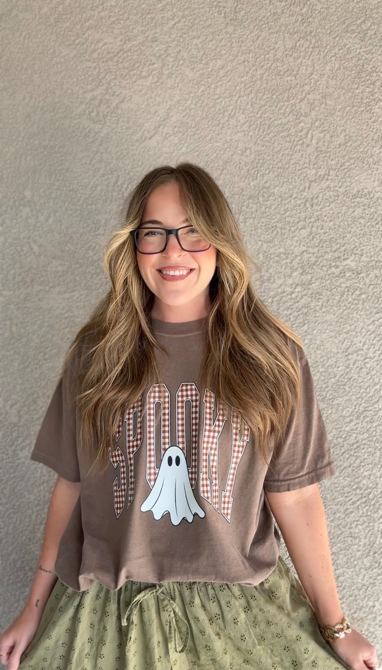Spooky Gingham Ghost