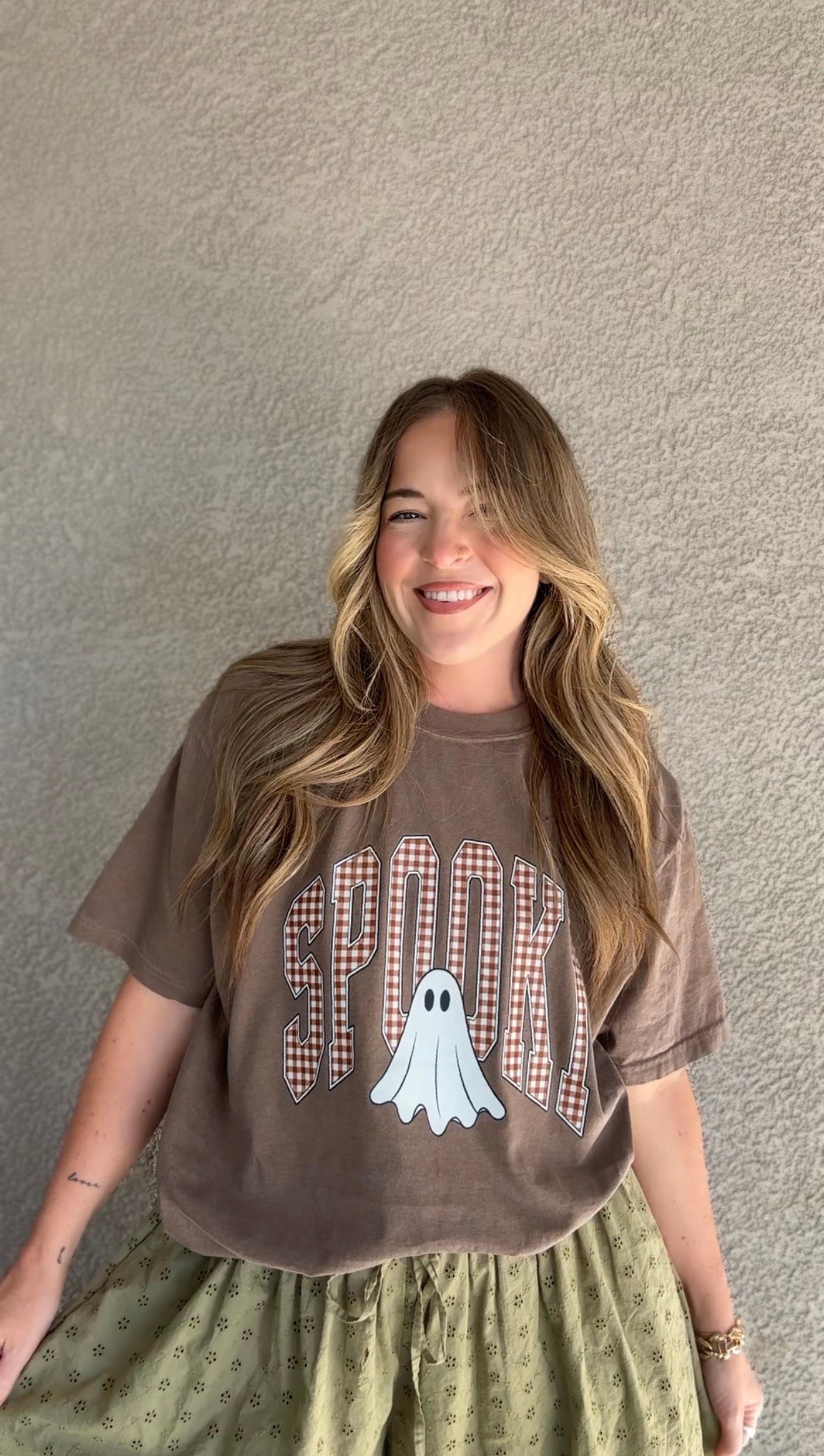 Spooky Gingham Ghost