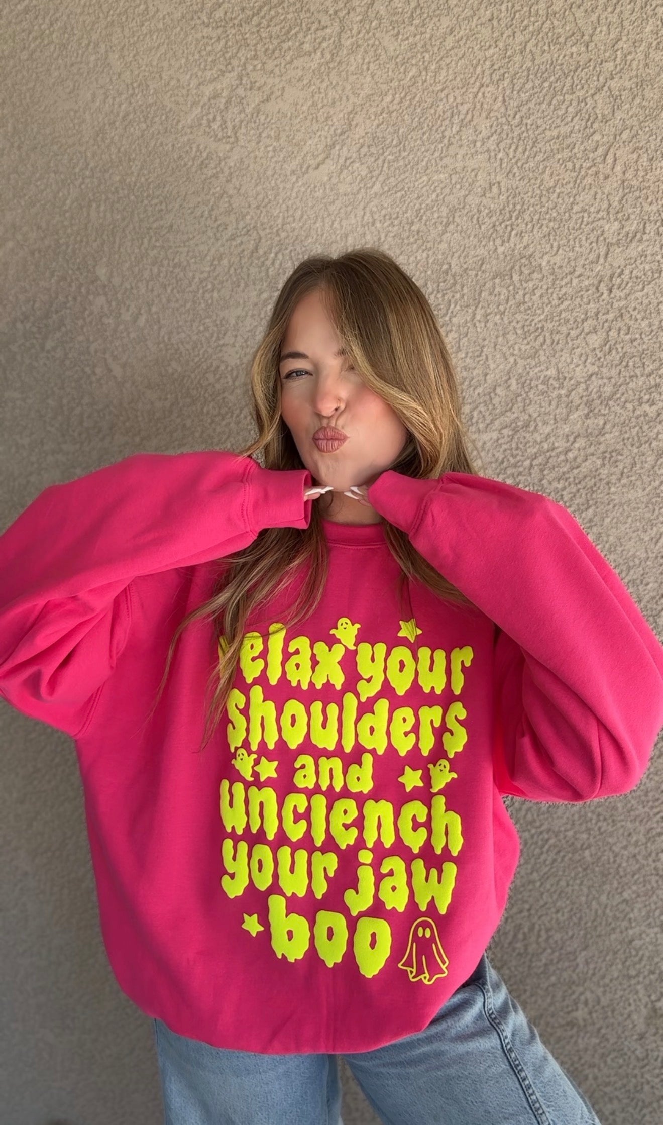 Relax Your Shoulders & Unclench Your Jaw Boo