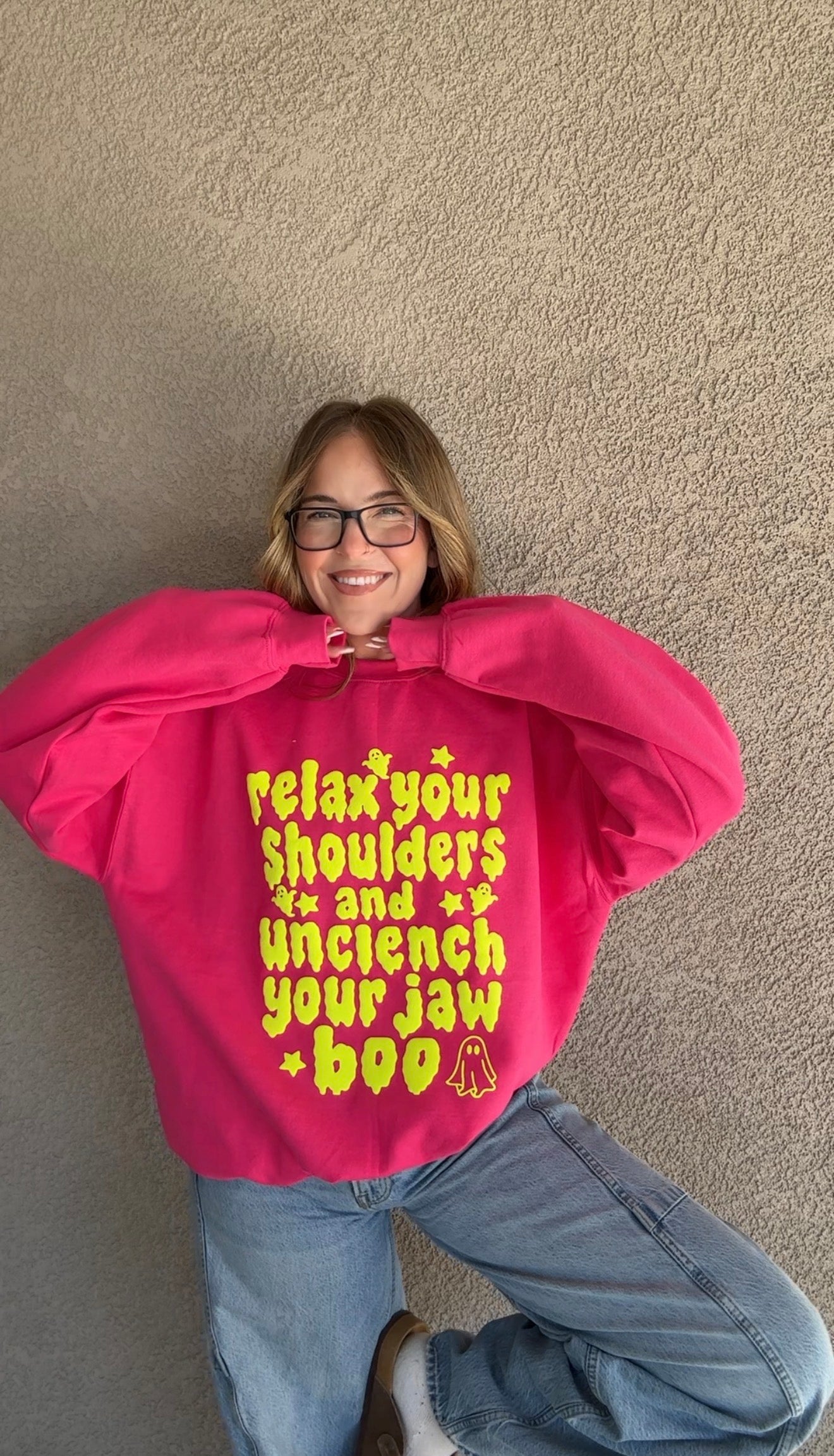 Relax Your Shoulders & Unclench Your Jaw Boo