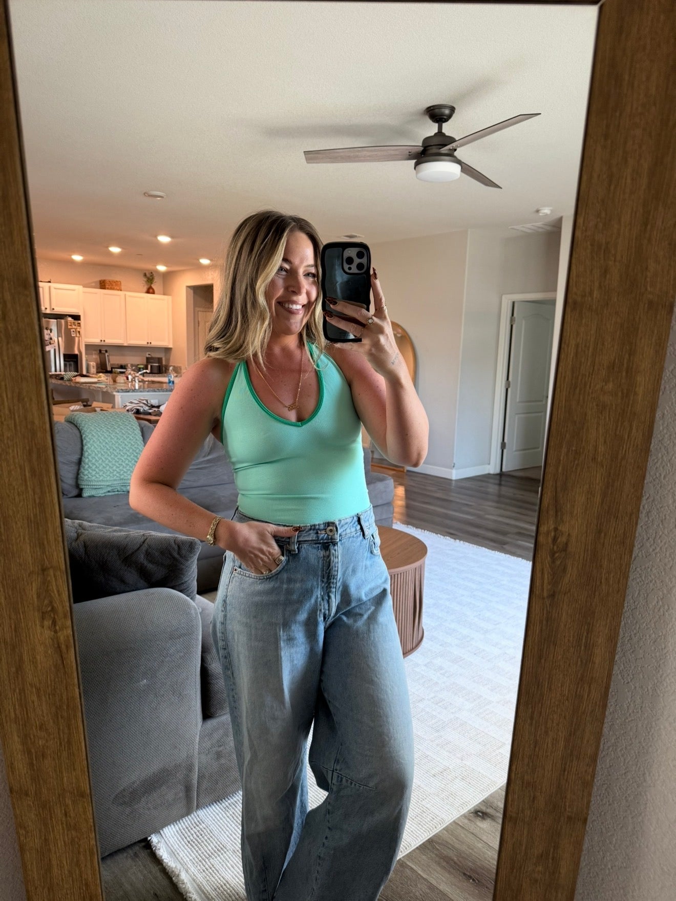 Blue Green Halter