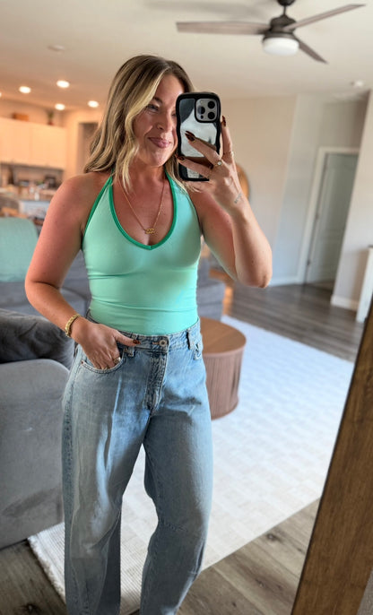 Blue Green Halter