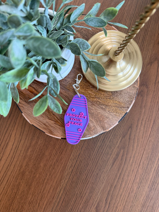 Protect Your Peace Key Chain