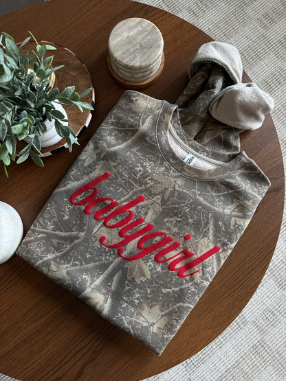 Camo Babygirl Sweatshirt image 5