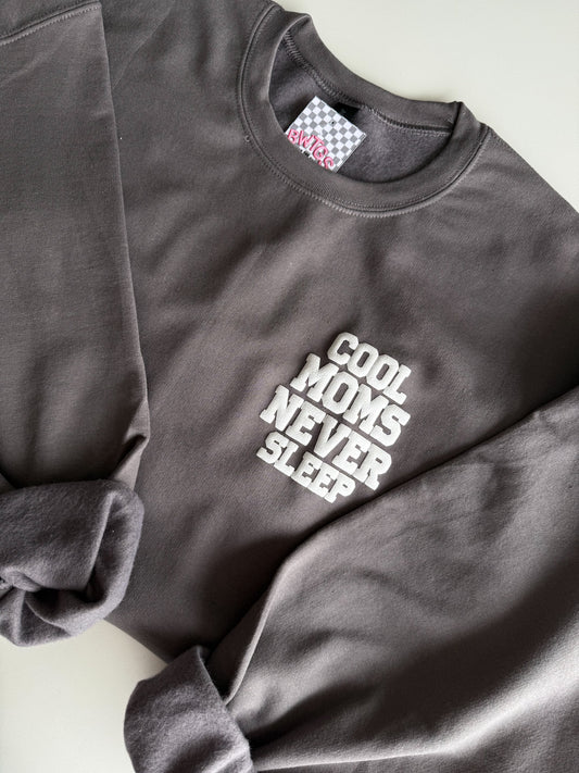 Cool Moms Never Sleep Sweatshirt image 0