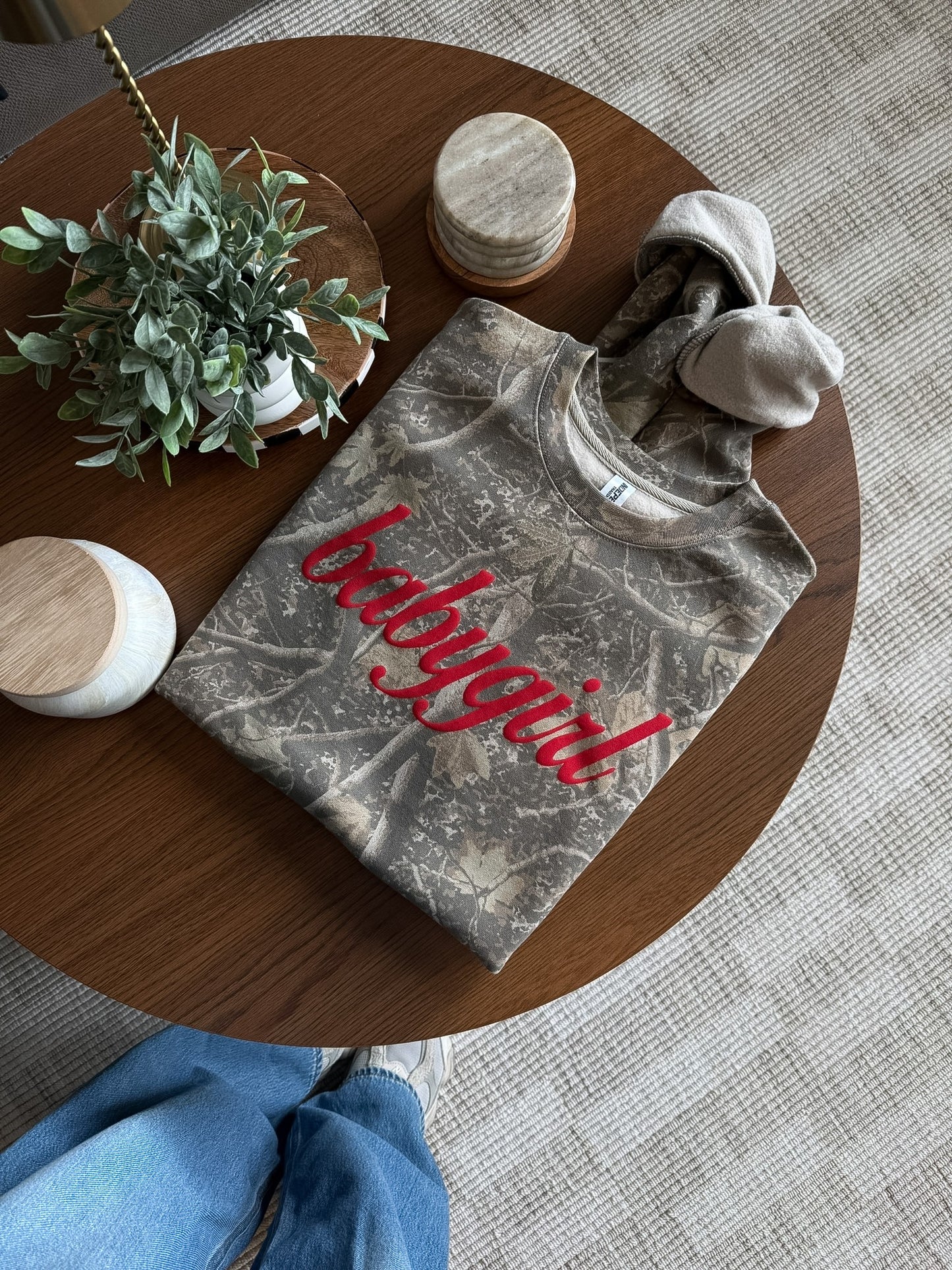 Camo Babygirl Sweatshirt image 4