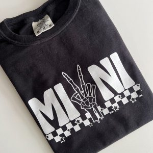 Checkered & Peace Mini T-Shirt