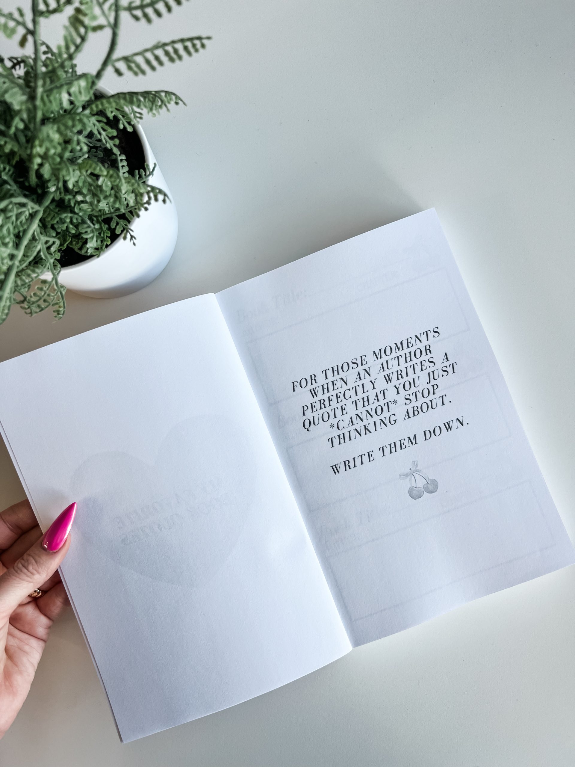 My Favorite Book Quotes Cherries - Image 5