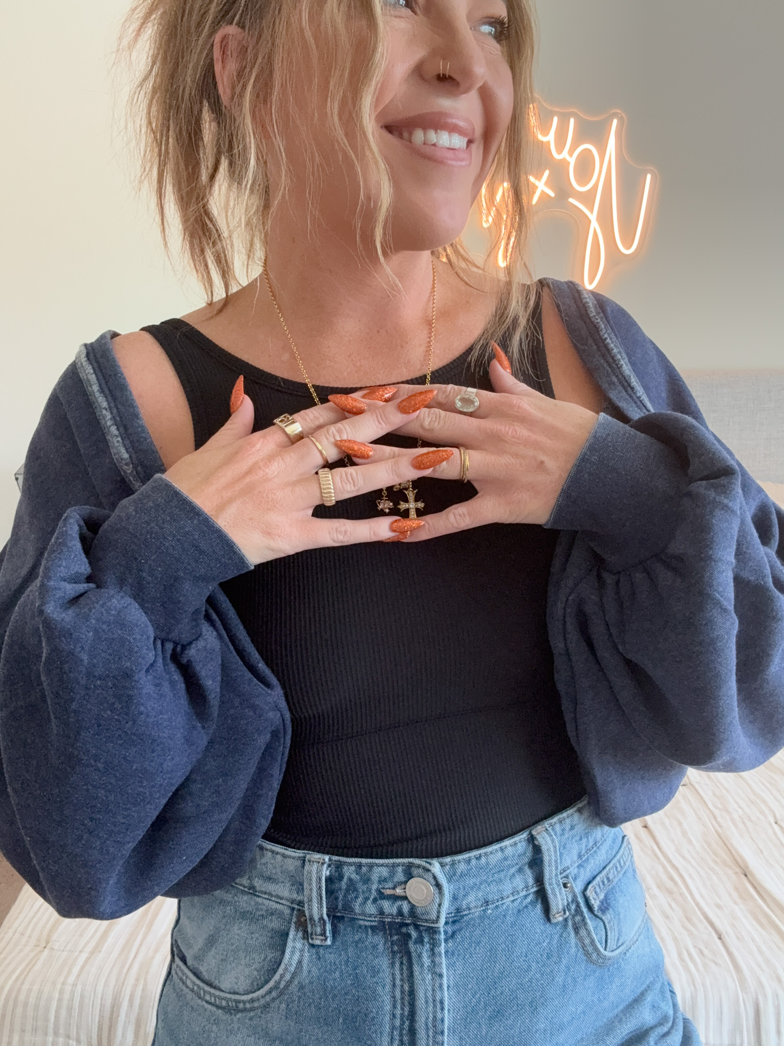 Oversized Crop Shrug