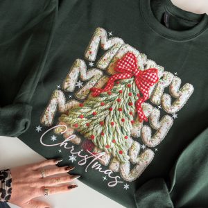 Faux Yarn Merry Merry Merry