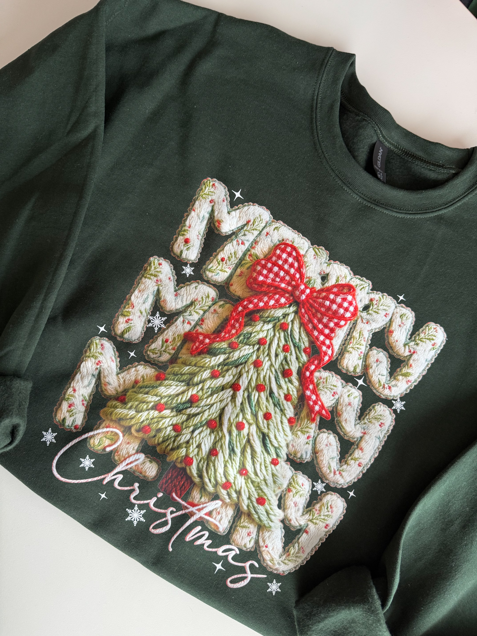 Faux Yarn Merry Merry Merry - Image 7