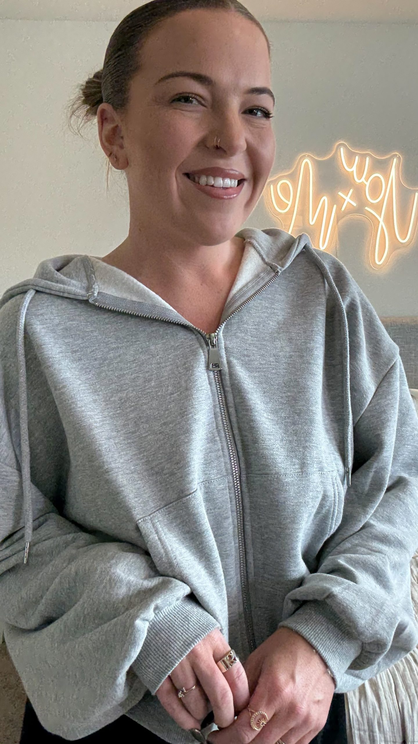 Grey Risen Hoodie - Image 3