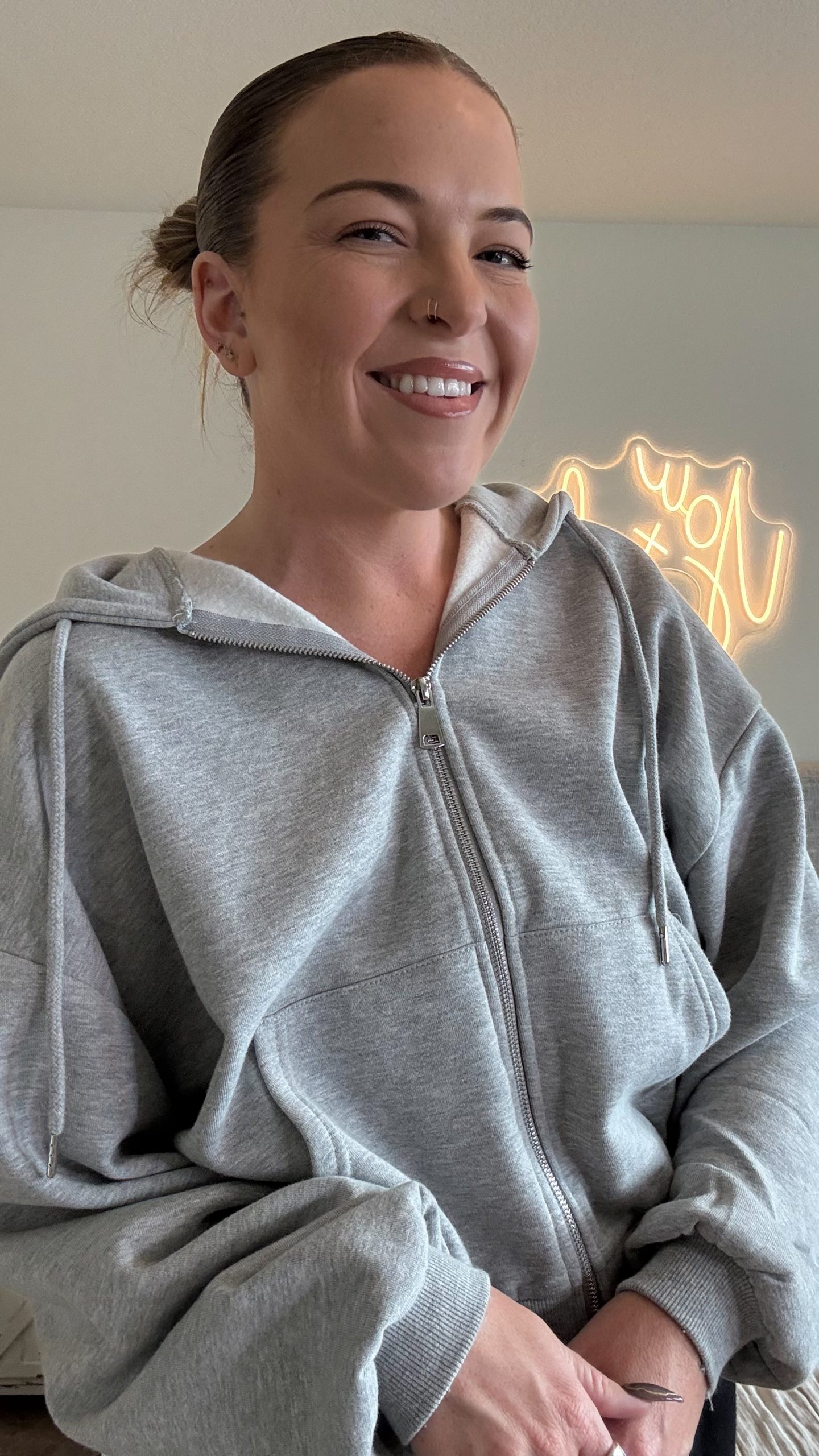 Grey Risen Hoodie - Image 2