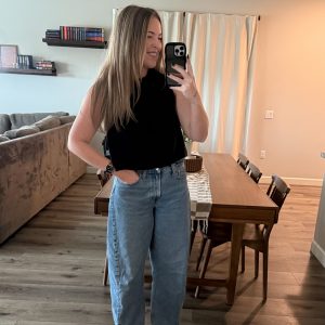 Sleeveless Raw Edge Open-Side Tank