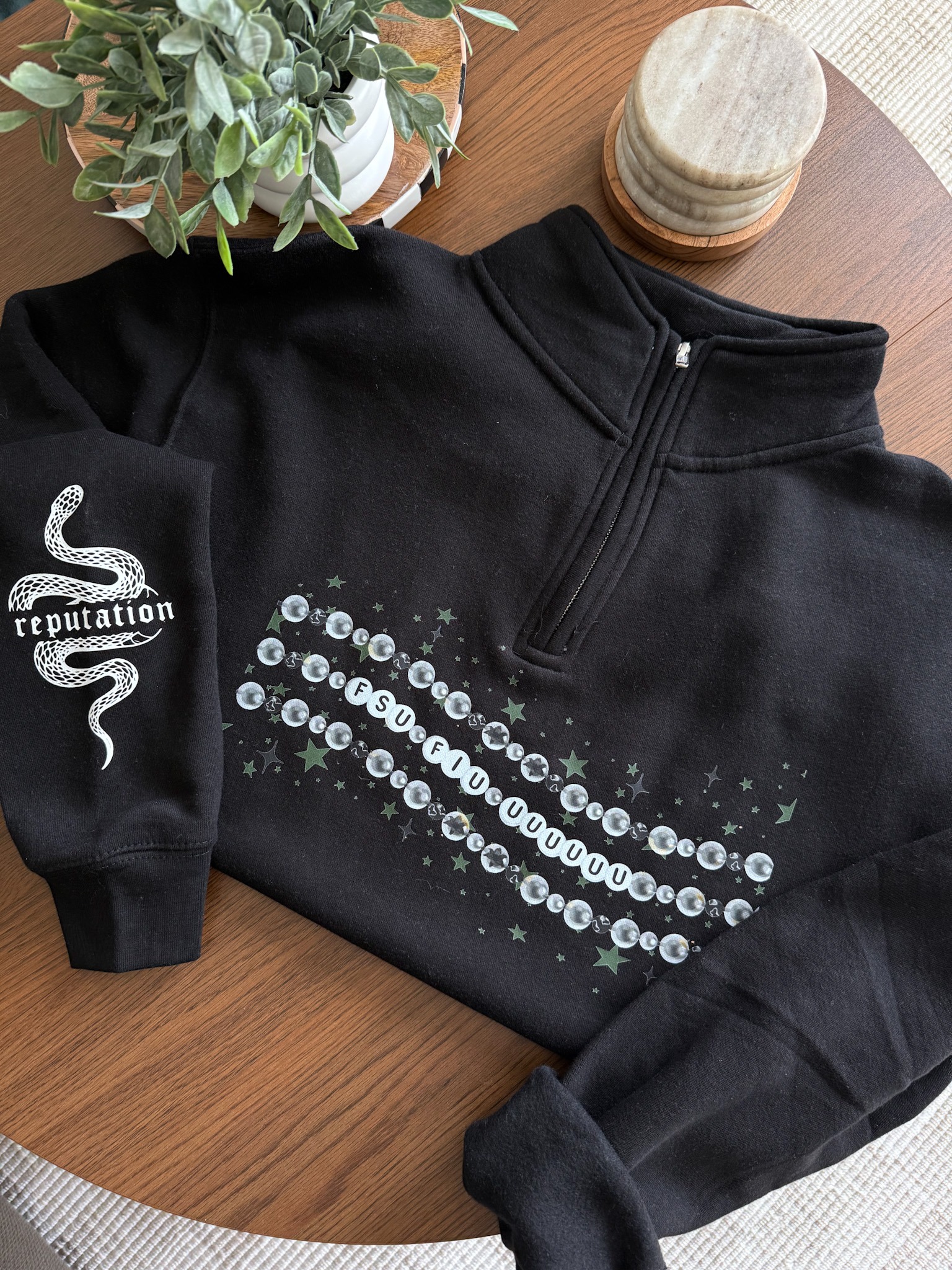 FSU FIU Sweatshirt W/ Snake Detail