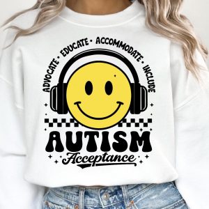 Autism Acceptance Smiley